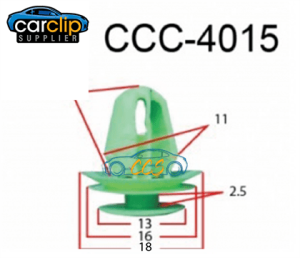 CCS-4015 Hyundai Trim Clips 25pcs 