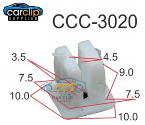 CCS-3020 10mm x 10mm White Screw Grommet 25pcs