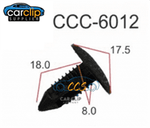 Black X-Tree Clips 25pcs CCS-6012